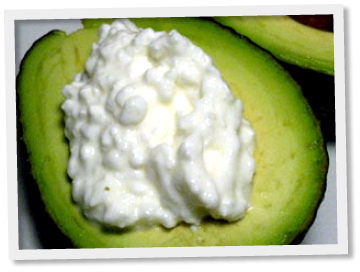 Avocado and Cottage Cheese