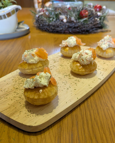 Smoked Salmon Cream Cheese Vol-Au-Vents
